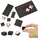 Magnetic Squares with 3M Adhesive Backing(144PCS Each 3/4" x 3/4"),Self Sticky Pre-Cut Magnet Tape Strip for Toldder Family Activities,Peel and Stick for Cards/Picture/Poster (80mil Magnet)