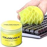 COLORCORAL Cleaning Gel Universal Dust Cleaner for PC Keyboard Car Detailing Office Electronics Laptop Dusting Kit Computer Dust Remover, Stocking Stuffers for Men Women Kids Teens 160g