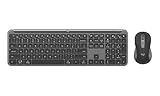 Logitech MK955 Signature Slim Wireless Keyboard and Mouse Combo, for Larger Hands, Quiet Typing and Clicking, Switch Across Three Devices, Bluetooth, Multi-OS, for Windows and Mac - Graphite