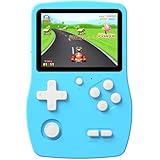 32 Bit Handheld Games for Kids Preloaded 139 Video Games, Portable Video Gaming Player with 3.0" IPS Screen and Rechargeable Battery, Mini Travel Games Electronic Gifts Toys for Boys Girls, Blue