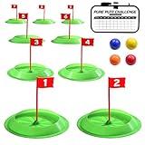 GoSports Pure Putt Challenge Mini Golf Game - Build Your Own Course at Home, the Office or On the Green - Includes 9 Holes, 4 Balls, Dry-Erase Scorecard, Tote Bag & Rules