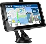 Upgrade GPS Navigation for Truck Car,in-Dash Vehicle GPS Screen,RV/Commercial Drivers Semi Truck,16G 7" Navigation System with 41 Voice Warning,North America/EU,Offline Dual Map,Lifetime Free Updates