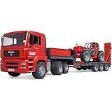 Bruder 02774 Man TGA Low Loader Truck with Manitou Loader