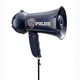 Dress-Up-America Police Officer Megaphone For Kids - Blue Policeman Bullhorn With Siren Sound