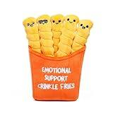 WHAT DO YOU MEME? Emotional Support Crinkle Fries — Plush Fries by Emotional Support Plushies, Great Stocking Stuffers for Kids and Teens