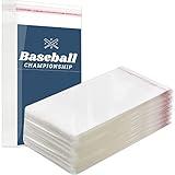 Lewtemi Graded Card Sleeves Resealable Team Bags for Trading Cards Baseball Sports Slabs Holders Plastic Collectible Slabs Protection(300 Pcs)