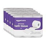 Amazon Basics Soft and Strong 2-Ply Toilet Paper, 30 Ultra Rolls = 120 Regular Rolls, Unscented, 340 Sheet (30 Rolls)