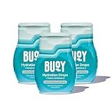 Buoy Electrolyte Drops | No Sugar, No Sweeteners | Trace Minerals, Vitamins & Antioxidants | Purposefully Unflavored | Perfect for Any Drink | Daily Hydration Supplement (Unflavored - 3 Pack)