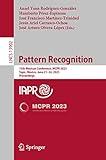 Pattern Recognition: 15th Mexican Conference, MCPR 2023, Tepic, Mexico, June 21–24, 2023, Proceedings (Lecture Notes in Computer Science)