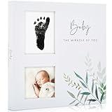 Keepsake Baby Memory Book for Boys and Girls – Timeless First 5 Year Baby Book With Photoslots – Cute Baby Journal Scrapbook or Photo Album - A Milestone Book to Record Every Event from Birth to Age 5