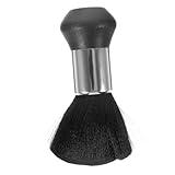 Healeved 1pc Professional Hairdressers Brush for Hair Cleaning Soft Neck Duster Brush for Barbershops and Home Use for Removing Broken Hair and Lint Black