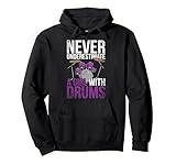 Drummer Girls Women Gift Percussion Instrument Drums Pullover Hoodie