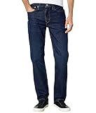 Levi's Men's 514 Straight Fit Cut Jeans (Also Available in Big & Tall), Clean Run-Dark Indigo (Advanced Stretch), 34W x 32L