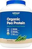 Nutricost Organic Pea Protein Isolate Powder (5LBS) - Unflavored, Certified USDA Organic, Protein from Plants, Vegetarian Friendly, Gluten Free, Non-GMO