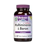 BlueBonnet Multi Minerals Plus Boron No Iron Vegetarian Capsules, 180 Count