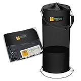 Mangrove Products: Portable Boat Trash Can, Reusable Trash Bag, Boating Equipment, Boat Storage, Boat Accessories Marine, Pontoon Boat Accessories, Fishing, Sandbar, RV, or Camping (Black)