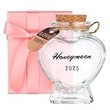 Honeymoon Sand Keepsake Jar 2025, Engagement Gift, Wedding Gift, Bridal Shower Gift, Romantic Honeymoon Gifts for Newlywed Couple(Equipped with a gift box)