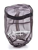 Outerwears Air Filter Wrap, Pre Filter, Round, 3.5 in Diameter, 6 in Tall, Top, Outerwears Logo, Polyester, Black, Each