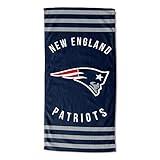 Northwest NFL New England Patriots Unisex-Adult Beach Towel, 30" x 60", Stripes