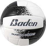 Baden Match Point Cushioned Synthetic Leather Volleyball | Official Size 5 | Ideal for Outdoor Recreation, Backyard Play, and College Camps | Suitable for All Ages