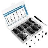 400PCS Computer Screws Assortment Kit with Screwdriver Motherboard Standoffs Screws for Universal Motherboard, HDD, SSD, Hard Drive,Fan, Power Supply, Graphics, PC Case, DIY Installation and Repair