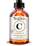 TruSkin Vitamin C Serum – Anti Aging Facial Serum with Vitamin C, Hyaluronic Acid, Vitamin E and More – Brightening Serum for Dark Spots, Even Skin Tone, Eye Area, Fine Lines & Wrinkles, 2 Fl Oz