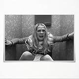 Funny Movie White Chicks Poster Bathroom Wall Art Vintage Black And White Humor Comedy Canvas Prints Art The Toilets Sign Picture Posters 90s Retro Film Room Modern Home Decor 8x12inch Unframed