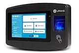 uAttend JR2000 Biometric Fingerprint, RFID, PIN Time Clock for Small Business – Cloud-Based Attendance System with Optional Payroll Integration – All-in-One System