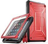 New 10in Tablet Case, (Only 13th Gen, 2023 Release) Lightweight Shockproof Full Body Rugged Cover Incompatible iPad Samsung Tablets,DJ&RPPQ Built-in Stand and Screen Protector,Red