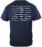 Law Enforcement T-Shirt Blue Lives Matter XX-Large Navy