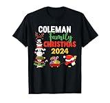 Coleman Family Name Gift - Coleman Family Christmas T-Shirt