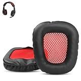 XRHTONG Prime Earpads Replacement Compatible with Klim Mantis Gaming Headset Ear Pads Cushion(Protein Leather/Memory Foam)
