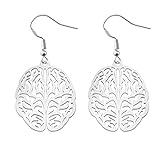 Cenwa Brain Earrings - Biology Necklace Psychology Gift - Medical Student Gift