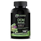 DIM Supplement 300mg with Broccoli 200mg BioPerine 10mg-Hormone and Estrogen Balance for Women & Men,Menopause Relief,PCOS & PMS Support,Hormonal Acne Treatment-120 Caps,Diindolylmethane 150mg per Cap