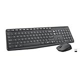 Logitech MK235 Wireless Keyboard and Mouse Combo for Windows, USB Receiver, Long Battery Life, Laptop and PC Keyboard and Mouse Wireless