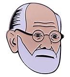 Sigmund Freud Psychology Psychoanalysis 1.2" Enamel Pin