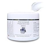 RF Conductive Gel with Hyaluronic Acid for Microcurrent Face Device, Radio Frequency Gel for Body Skin Tightening Machine, Hydrating Skin Cooling Cream for IPL Hair Removal, 260ml Jar
