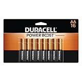 Duracell Coppertop AA Batteries with Power Boost Ingredients, 16 Count (Pack of 1), Double A Battery with Long-lasting Power, Alkaline AA Battery for Household and Office Devices