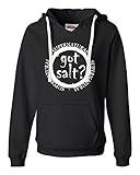Go All Out XX-Large Black Womens Got Salt? Supernatural Deluxe Soft Hoodie