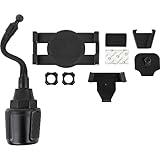 Buyers Products 1306890 SAM Universal Snow Plow Controller Cup Holder, Mount Included, Flexible Arm for Positioning, Cell Phone Holder Attachment, Expandable Cup Mounting