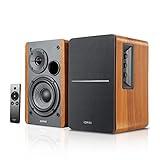 Edifier R1280Ts Powered Bookshelf Speakers - 2.0 Stereo Active Near Field Monitors - Studio Monitor Speaker - 42 Watts RMS with Subwoofer Line Out - Wooden Enclosure