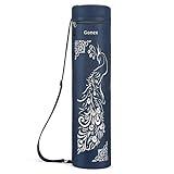 Gonex Yoga Mat Bag, Yoga Mat Carrier Full-Zip Exercise Yoga Mat Carry Bag for Women Men with 2 Multi-Functional Storage Cargo Pockets Extra Wide Adjustable Shoulder Strap