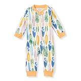 Burt's Bees Baby Boys Footless Pajamas, Sleep and Play Loose Fit, 100% Organic Cotton Soft One-piece PJs, Sizes NB to 6-9 Months