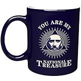 NM NEXTMUG Engraved 13oz Ceramic Mug - You Are My National Treasure - Funny Love You Valentines Day Gift Coffee Cup