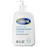 Cetaphil Cream to Foam Face Wash, Hydrating Foaming Cream Cleanser, 16 oz, For Normal to Dry, Sensitive Skin, with Soothing Prebiotic Aloe, Hypoallergenic, Fragrance Free