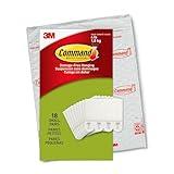 Command 5 lb Small Picture Hanging Strips 18 Pairs (36 Command Strips), Damage Free Hanging Picture Hangers, No Tools Wall Hanging Strips for Christmas Decorations