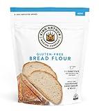 King Arthur Gluten Free Bread Flour: 1:1 Replacement for Yeasted Recipes - 2 lbs of Premium GF Flour for Artisan Boules, Bagels, Cinnamon Rolls & Burger Buns - Sorghum & Xanthan Gum