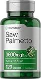 Horbäach Saw Palmetto Extract | 120 Capsules | Non-GMO and Gluten Free Formula | from Saw Palmetto Berries