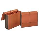 Universal 13090 Extra Wide Expanding Wallet with Elastic Cord, Letter, 5 1/4 Inch Expansion, Red