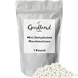 Vanilla Mini Dehydrated Marshmallow Bits in Resealable Bag, 1lb, Delicious Fresh Bulk White Marshmallows